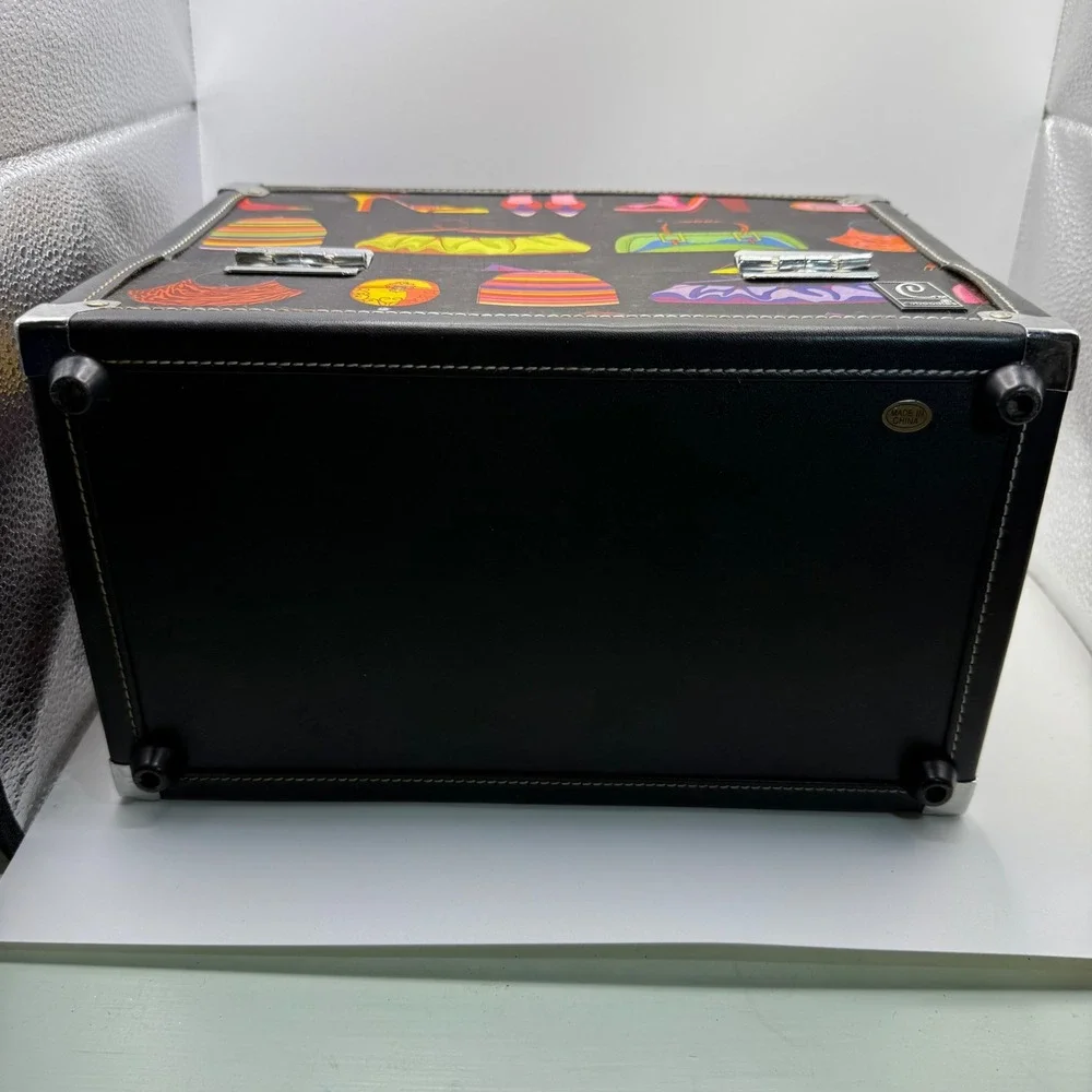 Caboodles Makeup Train Case Organizer Cosmetic Bag‎ Handbag Fashion Heels Purses